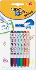 Retoladors pissarra blanca Bic Kids Velleda 6 colors