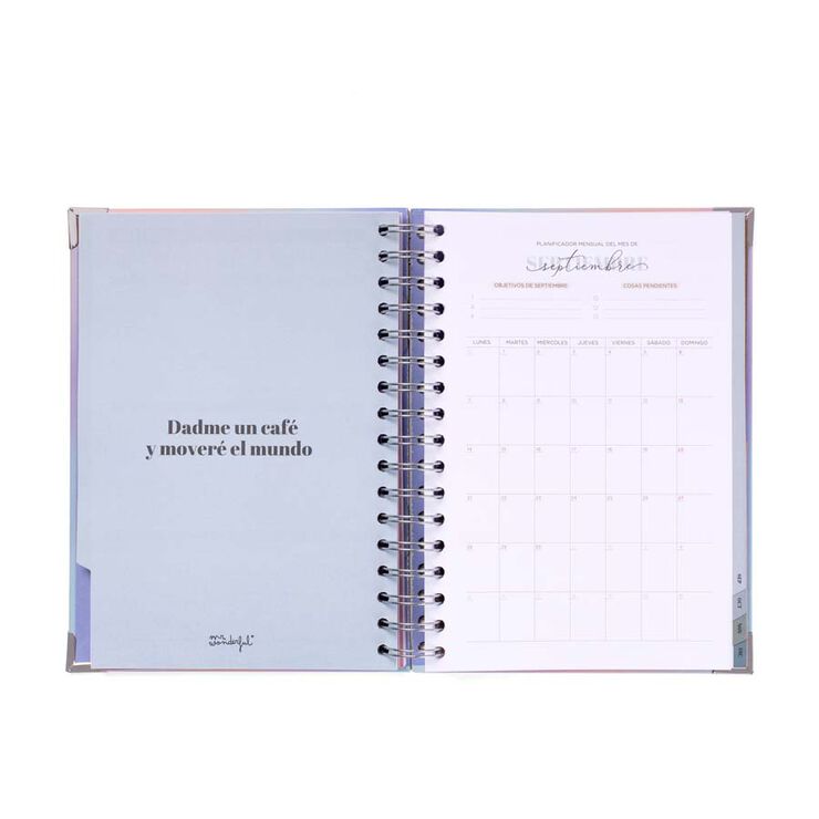 Agenda 18 mesos Mr. Wonderful Office sem/vista cas 2025-26 Viviendo con estilo