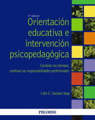 Orientaci&oacute;n educativa e intervenci&oacute;n psicopedag&oacute;gica