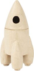 Figura papel mach&eacute; D&eacute;copatch Caja Cohete 22,5cm