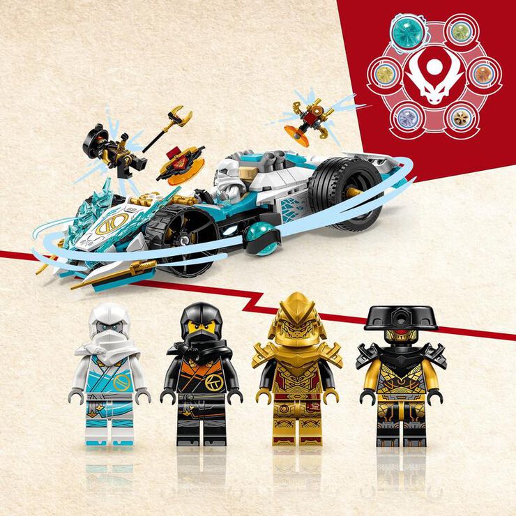 LEGO&reg; NINJAGO Coche de Carreras del Drag&oacute;n de Zane Power Spinjitzu 71791