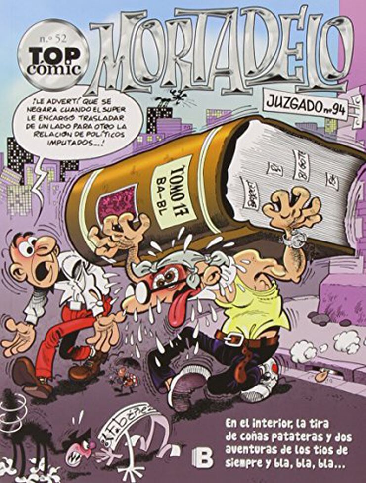 Top C&oacute;mic Mortadelo 52: El coche el&eacute;ctrico, P&aacute;nico en el Zoo