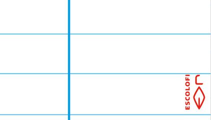 Llibreta espiral Escolofi A5 50 fulls amb marge vermell