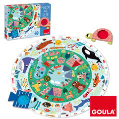 Puzle XXL&nbsp;Circular Animales Escondidos 25 piezas