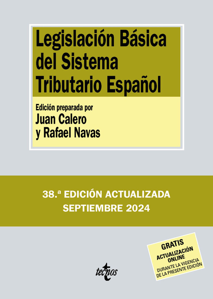Legislaci&oacute;n B&aacute;sica del Sistema Tributario Espa&ntilde;ol