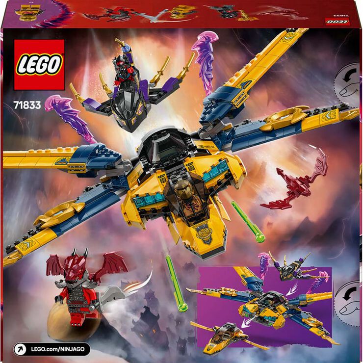 LEGO&reg; Ninjago Super Jet de la Tempesta de Ras i Arin 71833