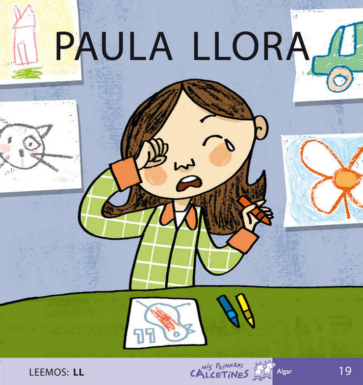 Paula llora. May&uacute;sculas