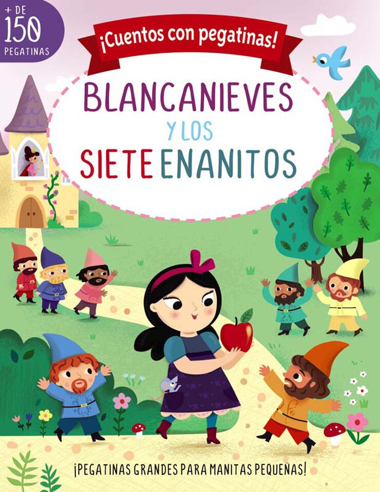 &iexcl;Cuentos con pegatinas! Blancanieves y los siete enanitos