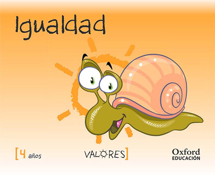Valores 4 A&ntilde;os. Igualdad