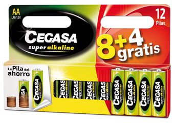 Pila alcalina Cegasa LR3 8+4u