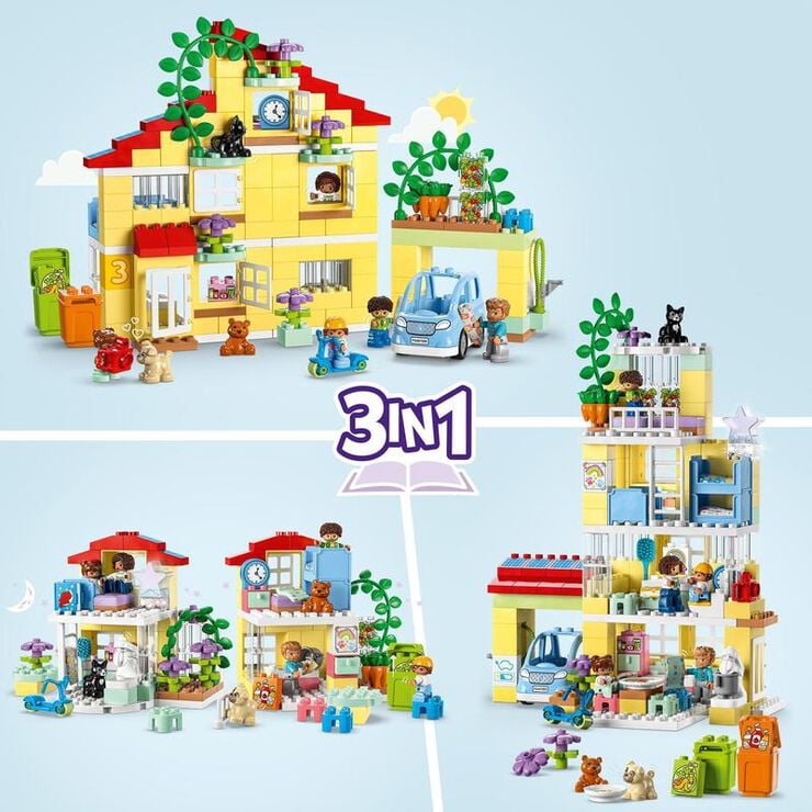LEGO&reg; DUPLO Casa Familiar 3en1 10994