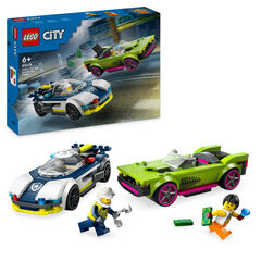 LEGO&reg; City Coche de Polic&iacute;a y Coche Deportivo 60415