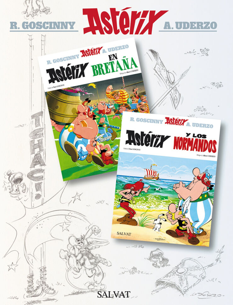 Ast&eacute;rix en Breta&ntilde;a y Ast&eacute;rix y los normandos. &Aacute;lbum doble