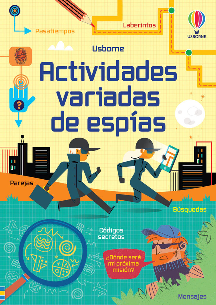 Actividades variadas de esp&iacute;as