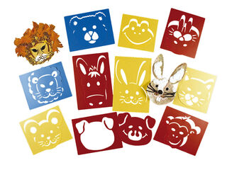 M&aacute;scaras Animales Maxi 10u