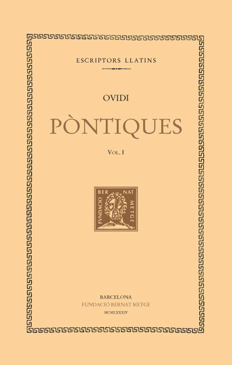 P&ograve;ntiques, vol. I