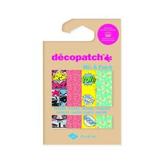 Papel D&eacute;copatch Mix & Patch Super Heroe 4 hojas