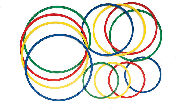 C&egrave;rcol de psicomotricitat 36 cm groc