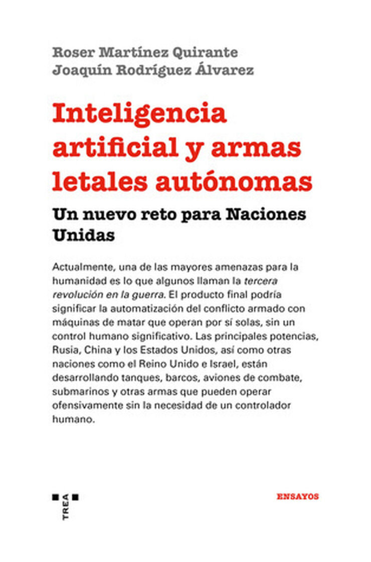 Inteligencia artificial y armas letales