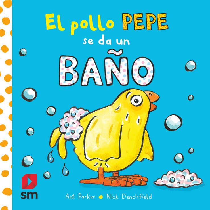 El pollo Pepe se da un ba&ntilde;o