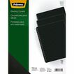 Tapes d'enquadernar A4 Fellowes PVC 180 micres negre 100u