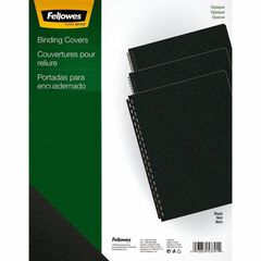 Tapes d'enquadernar A4 Fellowes PVC 180 micres negre 100u