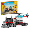LEGO&reg; Creator Cami&oacute;n Plataforma con Helic&oacute;ptero Convertible 31146