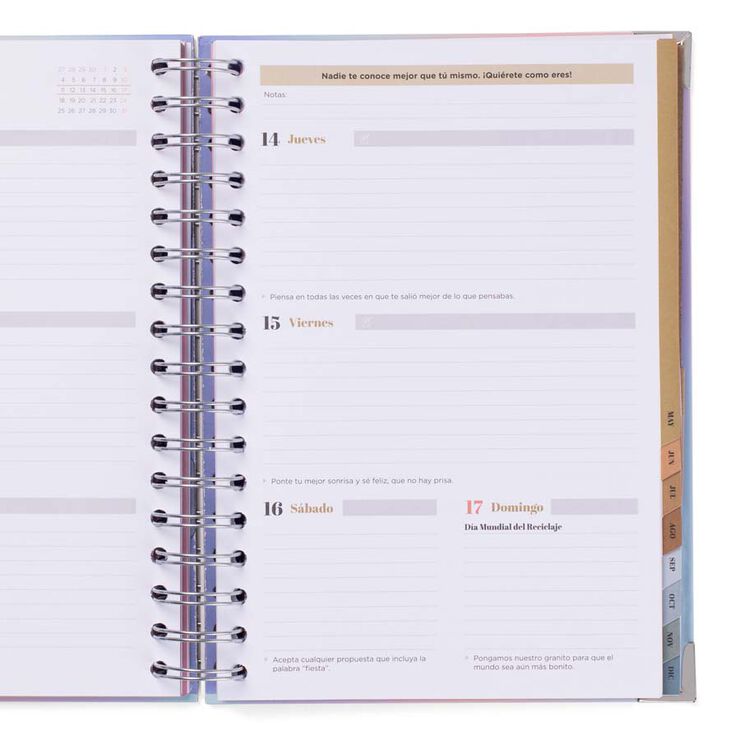 Agenda 18 mesos Mr. Wonderful Office sem/vista cas 2025-26 Viviendo con estilo