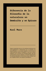 Diferencia entre la filosof&iacute;a de la naturaleza en Dem&oacute;crito y en Epicuro