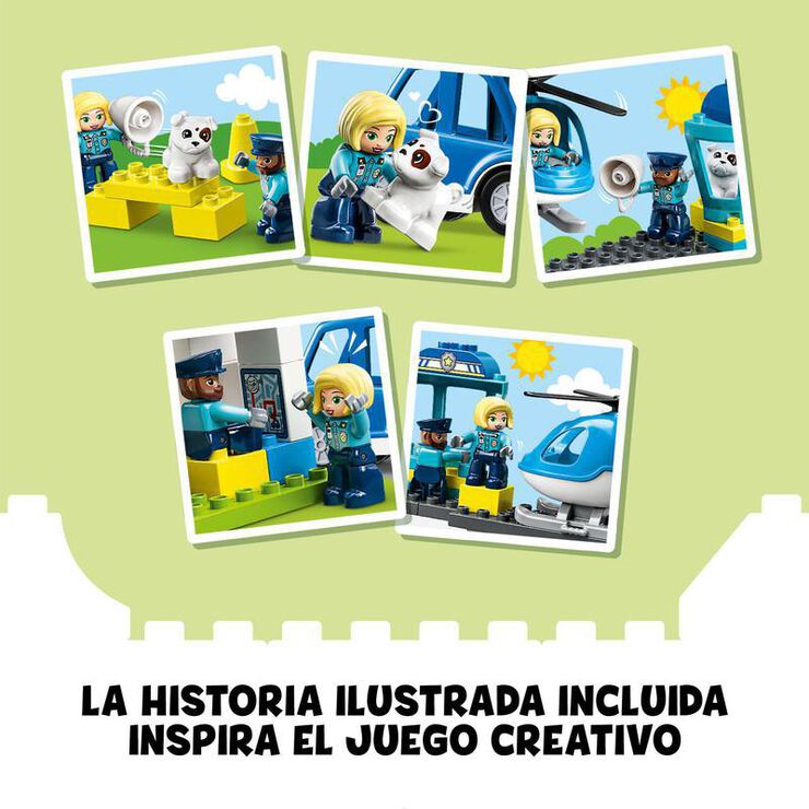 LEGO&reg; Duplo comissaria de policia i helic&ograve;pter 10959