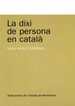 La dixi de persona en catal&agrave;