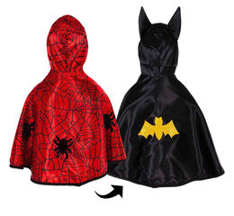 Capa Reversible Batman/Spiderman 2-3 Anys
