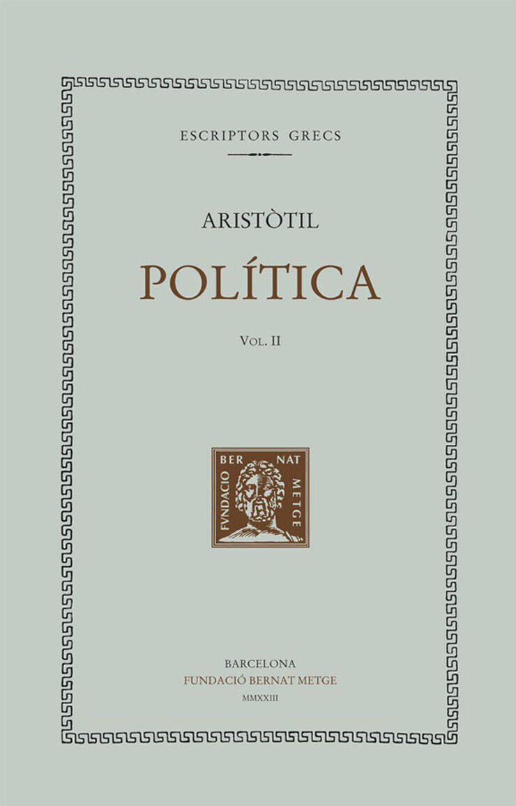 Pol&iacute;tica (vol. II)