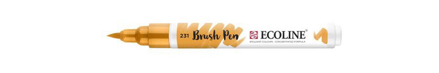 Retolador Ecoline Brush Pen ocre or 231
