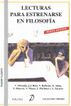 Lecturas para estrenarse en filosof&iacute;a