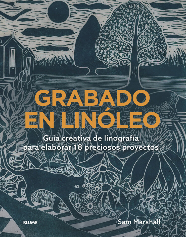 Grabado en lin&oacute;leo