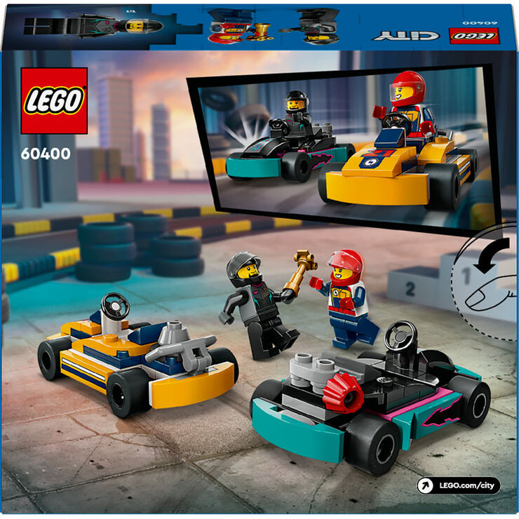 LEGO&reg; City Karts y Pilotos de Carreras 60400
