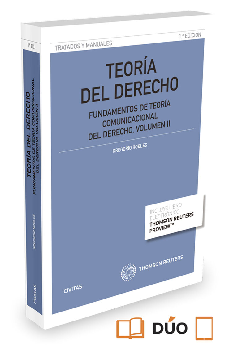 Teor&iacute;a del derecho (Volumen II) (Papel + e-book)