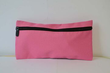 Estoig pla 1 cremallera  Abacus rosa