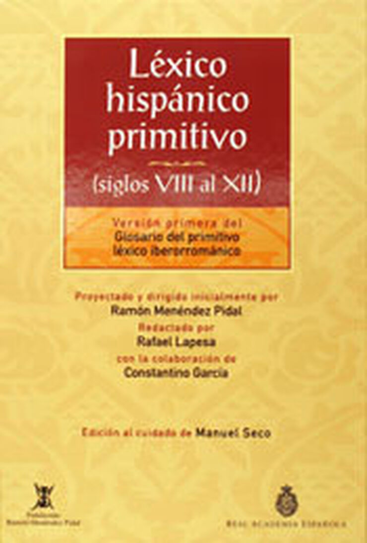 L&eacute;xico hisp&aacute;nico primitivo