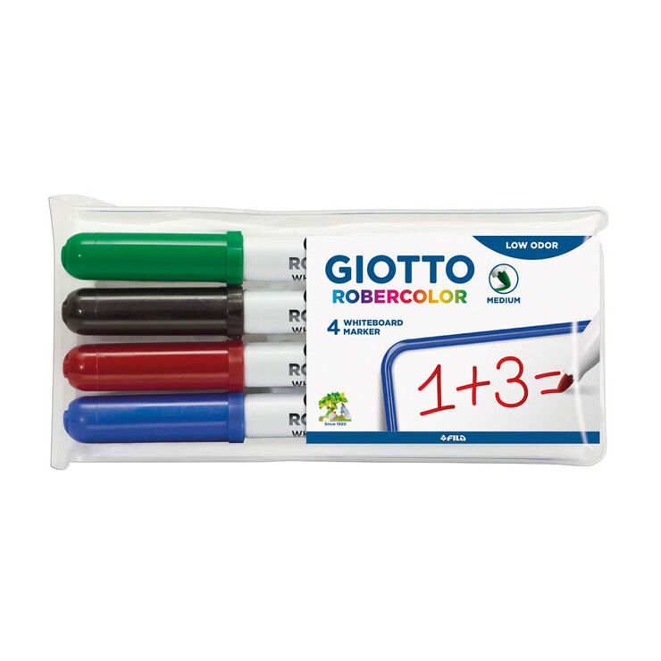 Retolador pissarra blanca Giotto Robercolor 4 colors
