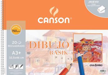 Bloc Canson de dibuix A3 20 fulls 150 g