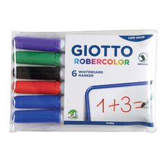 Retolador pissarra blanca Giotto Robercolor 6 colors