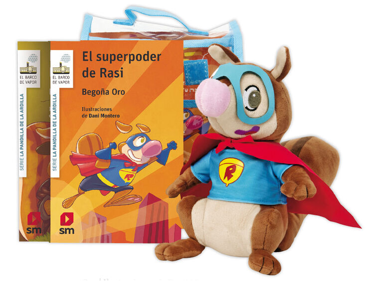 La pandilla de la ardilla. Pack Rasi superh&eacute;roe