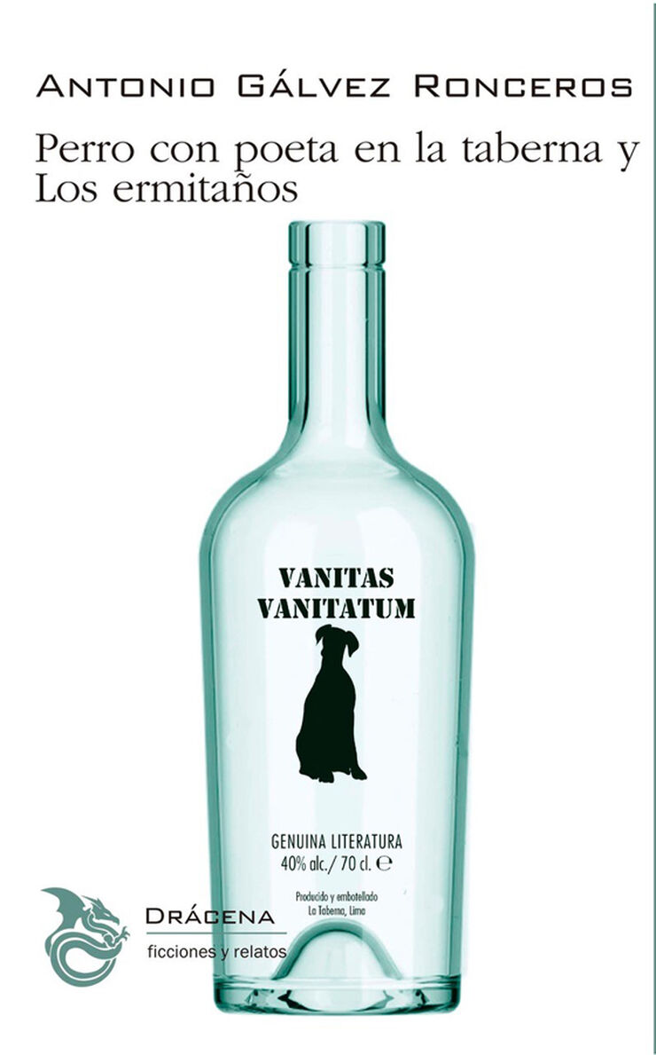 Perro con poeta en la taberna y los ermita&ntilde;os