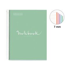 Notebook 5 A4 Miquelrius Emotions 120 fulls menta
