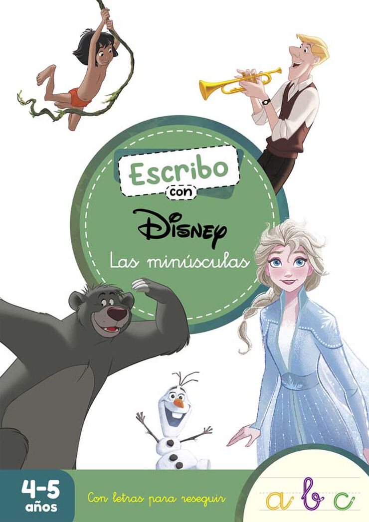 Escribo con Disney. Las min&uacute;sculas (Aprendo a escribir con Disney)