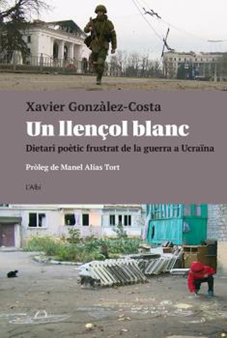 Un llen&ccedil;ol blanc