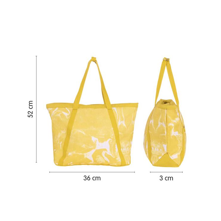 Tote Bag Shoping Milan Lava groc