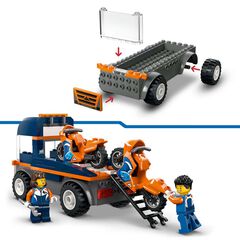 LEGO&reg; City Cami&oacute;n de Transporte de Motos 60491